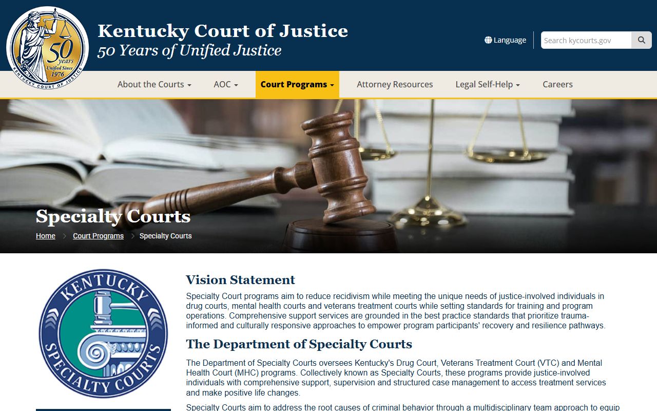 Casey County criminal court records specialty courts resource