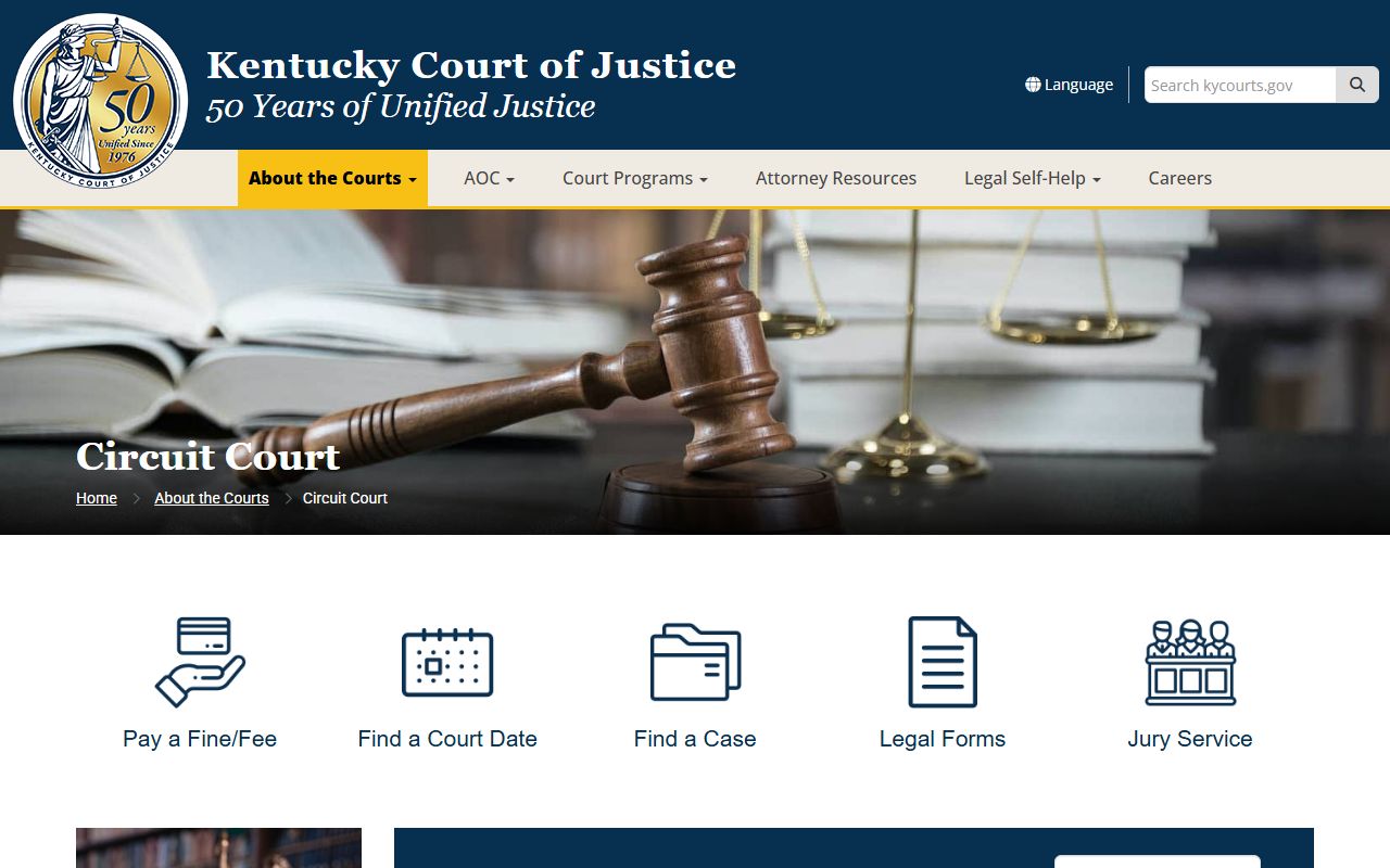 Casey County divorce records Kentucky Circuit Court jurisdiction source