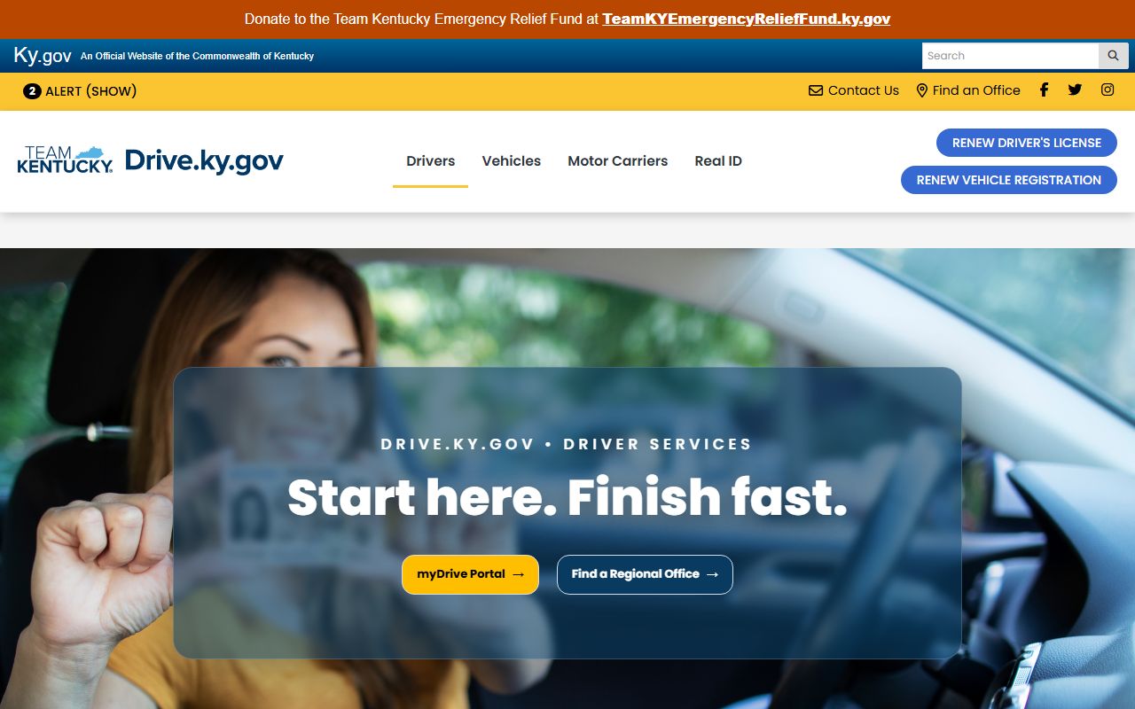 Casey County traffic court records Kentucky driver services source